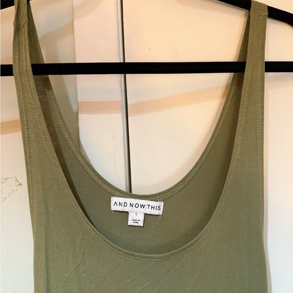 Diane Von Furstenberg Green Asymmetrical Sundress - Picture 3 of 9